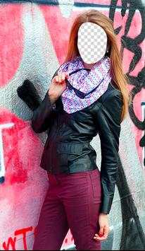 Woman Jacket Photo Montage screenshot 1