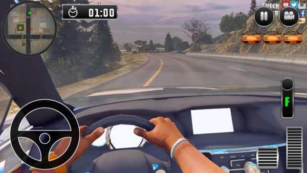 City Driving Honda Car Simulator screenshot 2