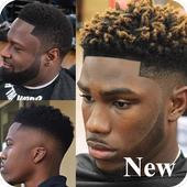 Fade Black Man Haircut icon