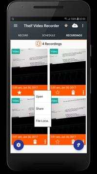 Thief Video Recorder Hidden Background (TVR) screenshot 3