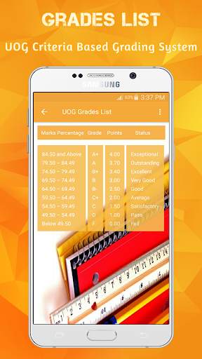 UOG GPA - CGPA Calculator screenshot 7
