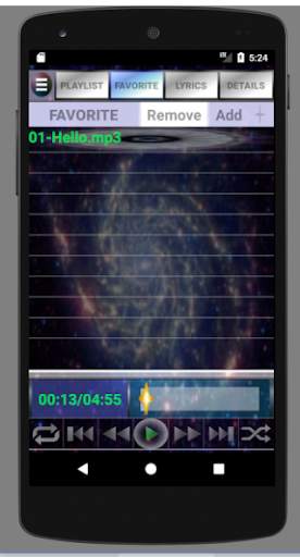 xx music player screenshot 1