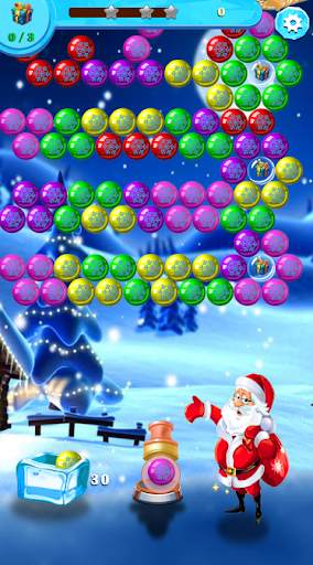 New Santa Christmas Bubble Shooter screenshot 4