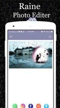 Rain Photo Frame Editer 5 تصوير الشاشة