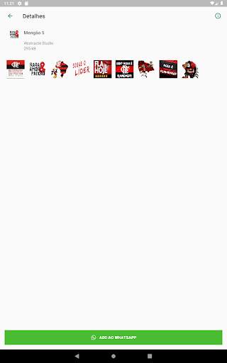 Flamengo Stickers 20 تصوير الشاشة
