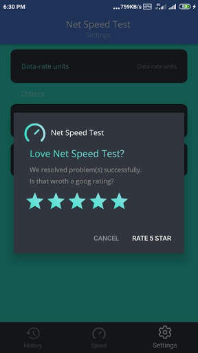 Net Speed Test 6 تصوير الشاشة