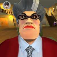 Scary Evil Teacher 3D Game Creepy Spooky Game 2020 logo