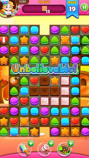 ขนมระเบิด - จับคู่ 3 เกมฟรี screenshot 3