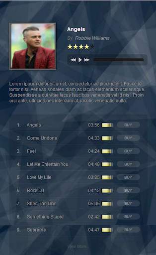 Robbie Williams Music Offline screenshot 1