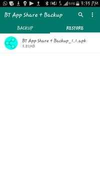 BT App Share + Backup screenshot 1
