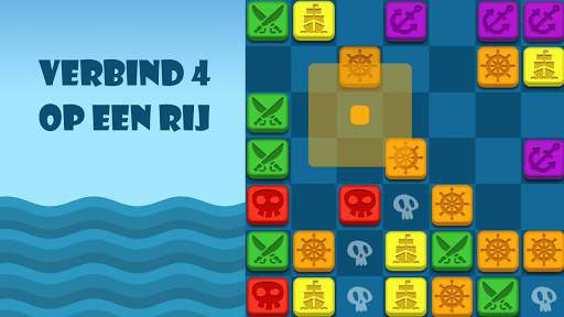 Pirate's Dice: 4 op een rij bordspel voor 1 speler screenshot 5