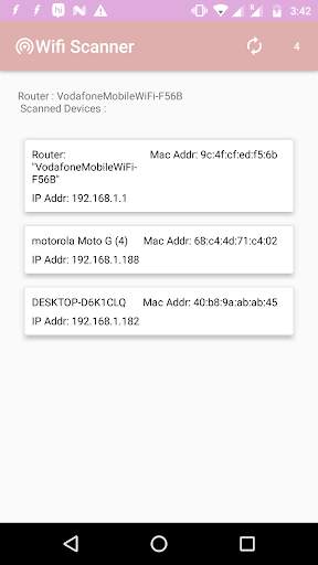 Wifi Scanner screenshot 1