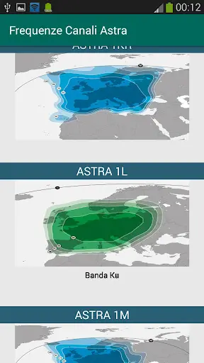 Frequenze di Canali ASTRA screenshot 8