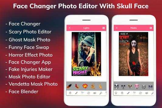 Skull Face Photo Editor - Face Changer Photo Maker screenshot 2