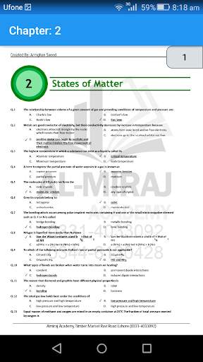 MDCAT Chemistry MCQs screenshot 3