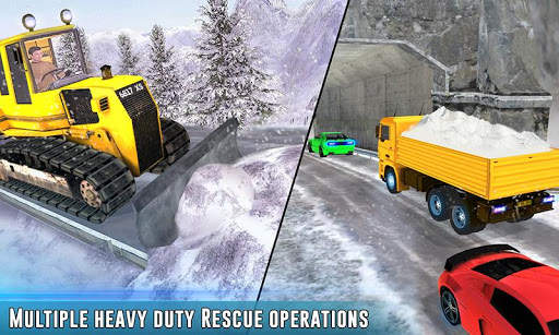 Snow Driving Rescue Plow Excavator Crane Operator screenshot 4