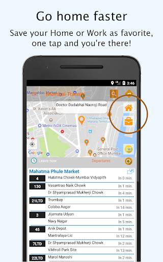 Mumbai Metro, Bus: Offline BEST departures & plans screenshot 4