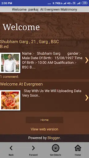 Evergreen Matrimony screenshot 4