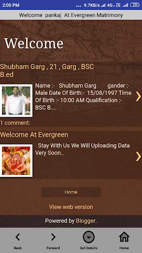 Evergreen Matrimony screenshot 4