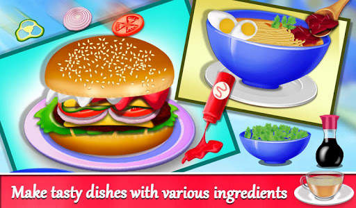 Cooking Street Food Restaurant Chef Kitchen Dash скриншот 1
