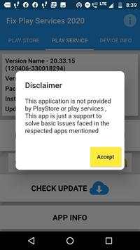 Play Services Info & Play Store Update screenshot 4
