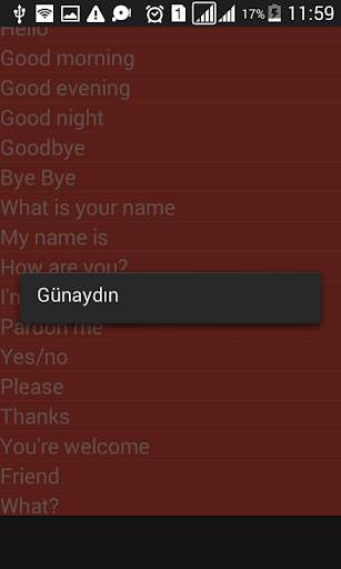 Speak Turkish Free screenshot 3