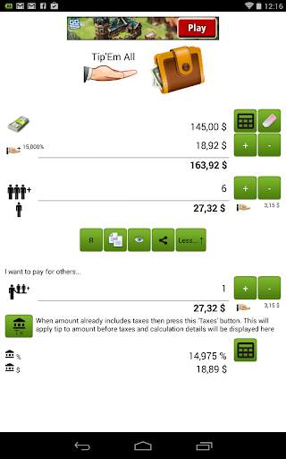 Tip Calculator Lite screenshot 6