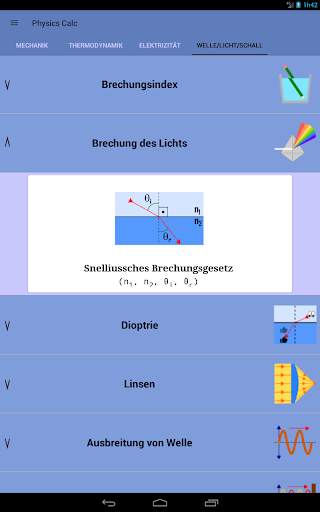 Physik Formeln - Physics Calc screenshot 22