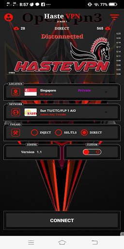 HasteVPN Core II screenshot 1