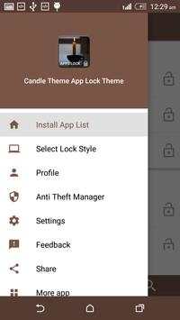 Candle Theme App Lock Theme screenshot 7