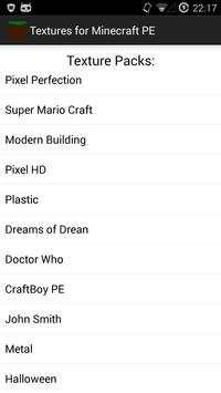 Textures for Minecraft PE screenshot 2