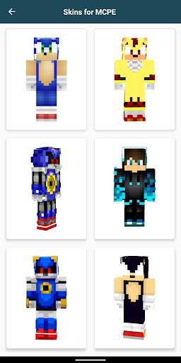 Soni Skins for Minecraft PE screenshot 2