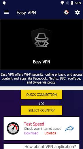 Easy VPN - Unlimited Free VPN Proxy Master screenshot 1