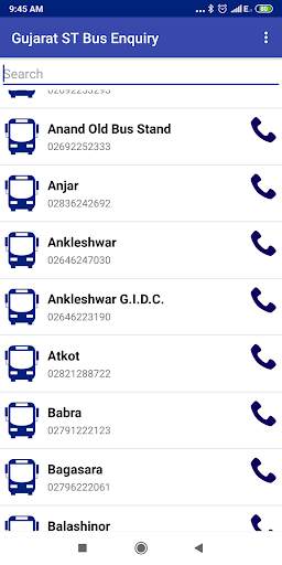 Gujarat ST Bus Inquiry screenshot 2