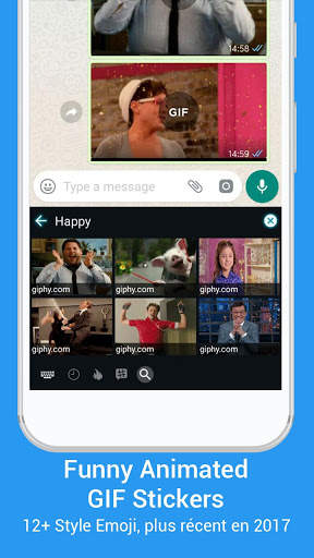 Clavier Emoji - AZERTY Clavier, Emoji, Gifs screenshot 3