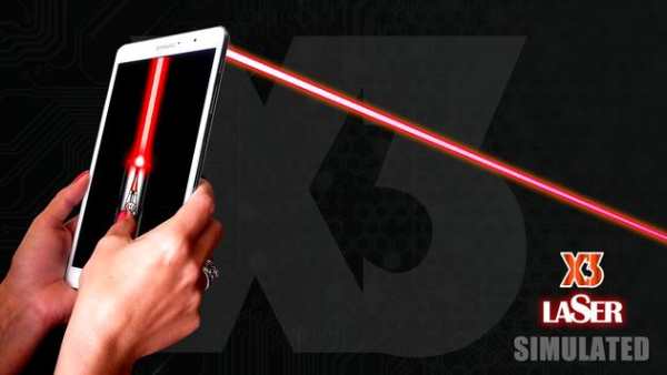 Puntero laser app - Simulado screenshot 2