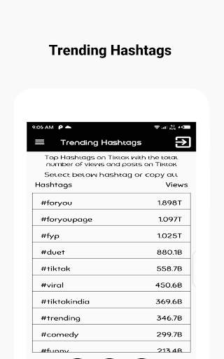 Hashtags for tik followers and likes screenshot 8