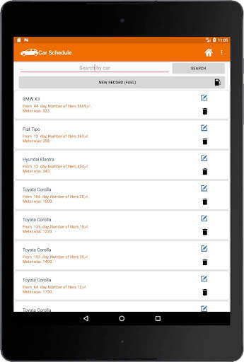 Car Schedule screenshot 9