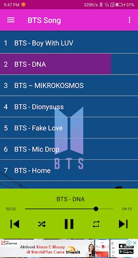 BTS Song Offline screenshot 4