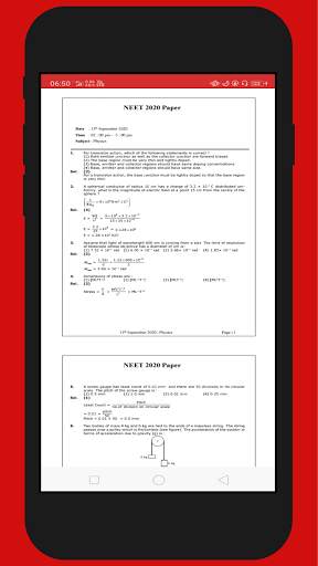 Neet Previous Year Question Paper: Offline screenshot 5