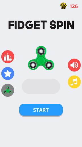 Fidget Spin - Figet Toy Spinner Simulator Game screenshot 1