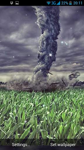 Tornado 3D Live Wallpaper screenshot 4