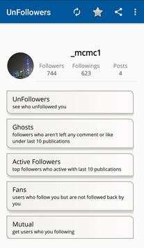 Unfollowers for Instagram & Non Follower screenshot 1