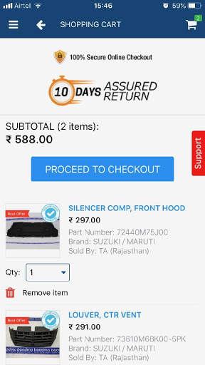 boodmo - Spare Parts for CARS in India screenshot 6