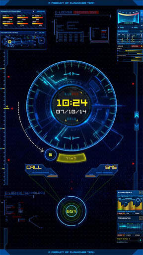 Pop Locker Technology Theme screenshot 4