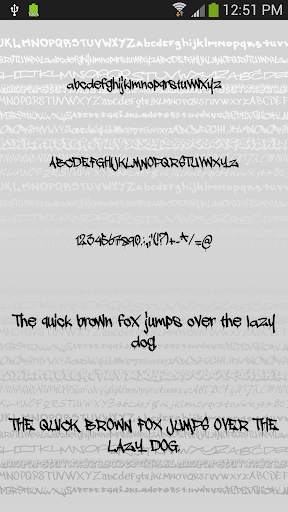 Graffiti Fonts Message Maker screenshot 4