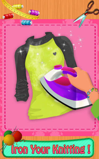 Fashion Cloth Tailor Knitting - Dress Up Games screenshot 3