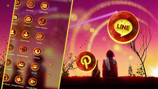 Lonely Girl Theme Launcher screenshot 3