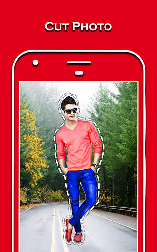 Green hill photo frame editor screenshot 3