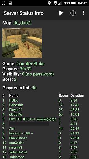 Server Status Info स्क्रीनशॉट 1